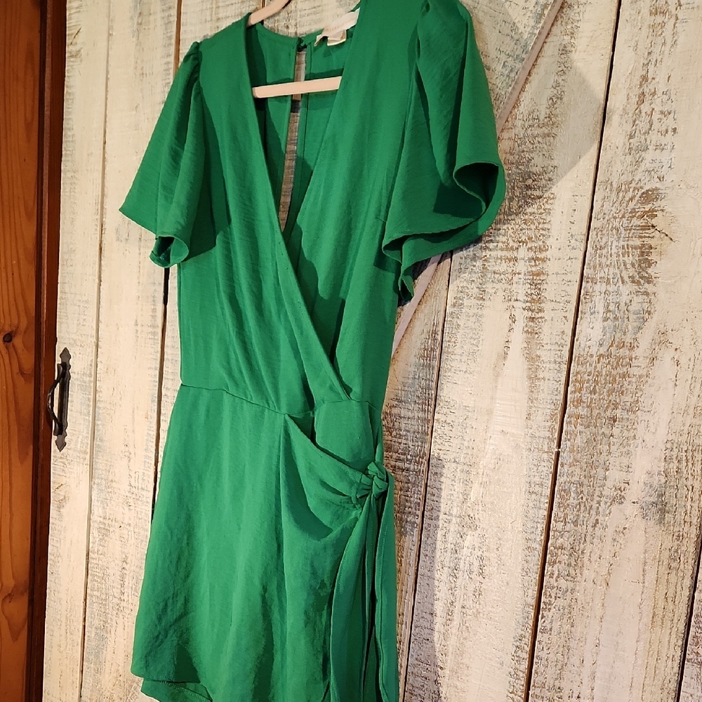 Monteau Vibrant Green Romper